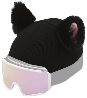 Cat Headgear Cover, Ski Headgear Cover, Plush Ski Cover, Snowboarding Headgear Cover, Headgear Cover, Ski Headgear Zubehör für Ski und Snowboarding Gear