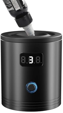 Mini Vortex Mixer, 5200rpm Lab Mini Vortex Shaker Stirrerr Touch Control Agitator Strong Shaking Blender Electric Pigment Ink Mixer Paint Shaker for Acrylic Paint Nail Polish Eyelash Adhesives