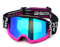 mjmoto Motorrad-Schutzbrille für Damen und Herren, Anti-Rutsch-Riemen, Kratzfest, für Dirt Bike, ATV, MX, DH, MTB,Snowboarding (BlackPurple)