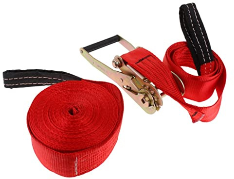 Strapazierfähiges Nylon-Slackline-Set, 5,1 cm, 11 m Seil und Spannratsche für den Garten