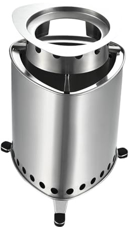 Ronyme Horno de leña para Interiores, Horno de Camping, fogón portátil para cocinar al Libre, para cocinar leña para Barbacoa en el Patio