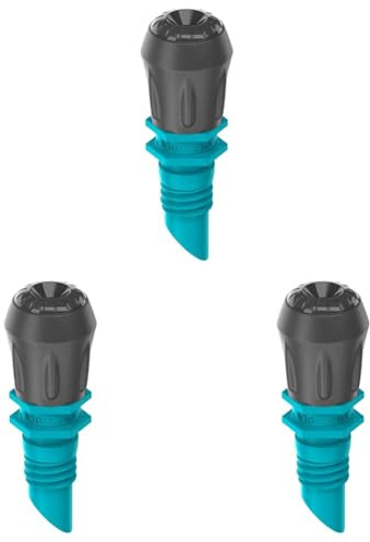 Gardena Micro-Drip-System Nebeldüse: Sprühdüse zur optimalen Bewässerung von Neueinsaaten und Gewächshäusern, feinsprühend, 1 m², 5 Stück (13323-20) (Packung mit 3)