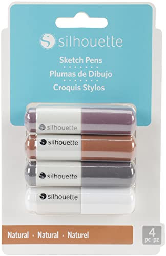 Silhouettes Of America Skizzenstifte, mehrfarbig, 13,97 x 10,16 x 1,9 cm, 4 Stück (1er Pack)