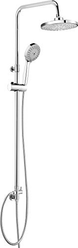 DEANTE Chromed rain Shower Peonia NAC 019K, Metal, Grey, 43.5 x 75.5 cm