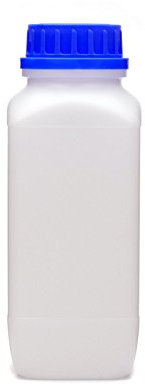 1x 1000 ml flacons à col large avec bouchon à visser, flacons à produits chimiques, flacons de laboratoire