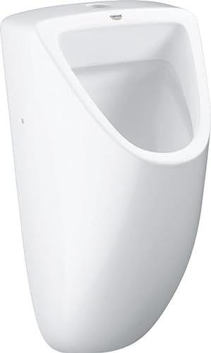 GROHE Bau Keramik - WC-Urinal (Zulauf von oben, inkl. Befestigungsset, Sanitärkeramik, Spülmenge 1l), alpinweiß, 39439000