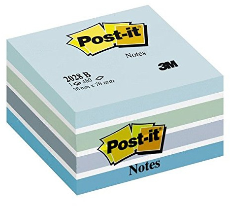 3M Post-it 2028-B Cube, Shades of Blue, 450 sheets, 76x76mm