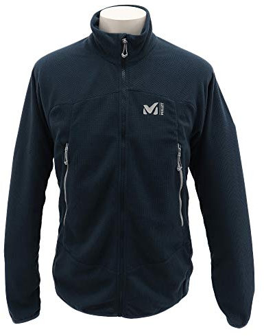 Millet - K Lightgrid JKT M - Leichte Fleece-Jacke für Herren - Alpinismus, Bergsteigen, Wandern, Lifestyle - Benzinblau