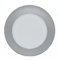 12 Sottopiatti BIANCO NATALE con Bordo GLITTER Colore ARGENTO Bordo Liscio Tondo 33 cm Natale cenone sotto Piatto Natalizio Capodanno Natale Cena Aperitivo fondo Bianco bordo Silver Natalizi