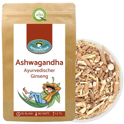 Ashwagandha Tee 60g - Ayurvedischer Ginseng - Schlafbeere - PEPPERMINTMAN