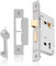 XFORT® 3 Lever Satin Chrome Mortice Sashlock 65mm, Door Lock with Key for Internal and External Doors, Door Latch Mechanism and Key Locking Door Security, CE Approved and Fire Rated Protection.
