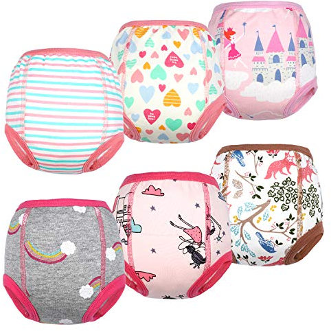 FLYISH DIRECT Töpfchen Trainingshose, Kinder Töpfchentraining Unterwäsche für Jungen und Mädchen, Kinder Töpfchen-Trainingshosen, 6T