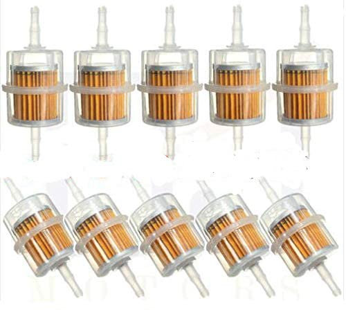 TAKPART 20 x Universal Benzin Inline Benzinfilter Kraftstofffilter Auto Teil für 6mm 8mm Rohre