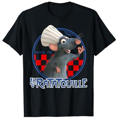 Disney Pixar Ratatouille Remy Chef Hat Portrait T-Shirt