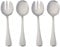 2 Set Salatbesteck, Salatlöffel 20x5 cm Edelstahl 18/0 Schlichtes Und Elegantes Design