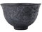 House Doctor 206260214 Schüssel, Pion, Schwarz/Braun, Steinzeug, h: 11.5 cm, dia: 19.5 cm