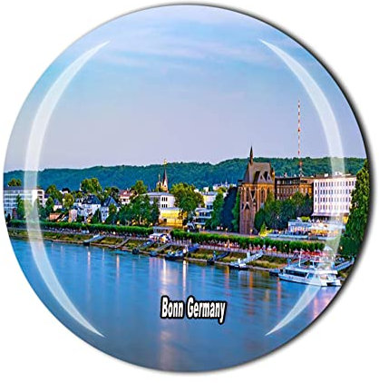 Bonn Germany Kühlschrankmagnet Touristen Souvenir Geschenkkollektion Kühlschrank 3D Kristall Magnet Aufkleber