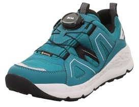 Superfit Jungen Free Ride Sneaker, Grün Schwarz 7000, 41 EU