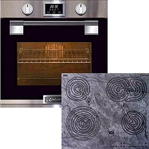 Kaiser Küchengeräte Backofen-Set EH 6337+KCT 6705 FI Ära, Elektro Einbau Backofen, 79L, 11 Funktionen+Induktions- Kochfeld 60 cm, 4 Kochzonen, QuickHeat Kochzonen, Power-Slide