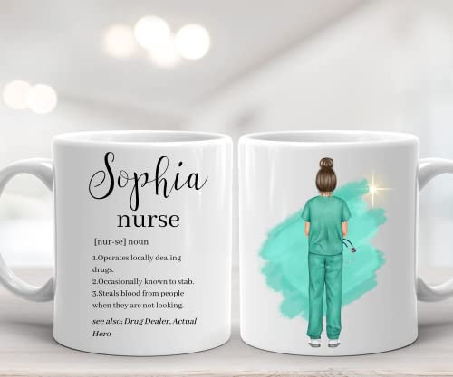 Gifts for Nurses Women, Nurse Mug Gifts, Nurse Mugs Funny, Nurse Graduation Gifts for Her, Nurse Birthday Gifts, Nurse Mug Personalised, Nurse Mugs for Women, Trainee Nurse, Student Nurse