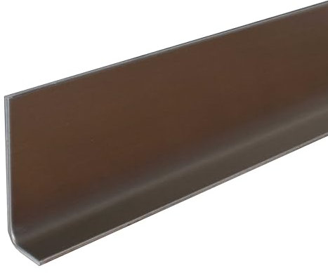 Sockelleiste | Edelstahl | Silber | Breite 15 mm | Höhe 40 mm | Länge 2500 mm | Materialstärke 2 mm | Ungebohrt | Fußleiste | 1 Stück
