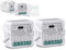 Interruptor de relé zigbee mini module 2gang inalámbrico RF 433 MHz tuya/control de la vida inteligente, interruptor de luz inteligente compatible con Alexa y Google Home,