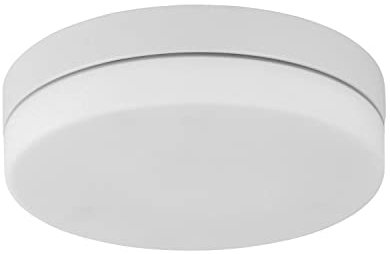 Licht-Erlebnisse Deckenleuchte rund Ø 29 cm IP44 Bad Weiß Modern blendarm E27 Badezimmerleuchte Deckenlampe