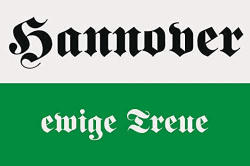 U24 Aufkleber Hannover ewige Treue Flagge Fahne 12 x 8 cm Autoaufkleber Sticker