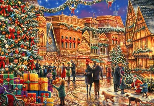 Puzzle 1000 Teile - Christmas at the Town Square
