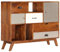 ARKEM Sideboard 115 x 35 x 86 cm Sideboard Wohnzimmer Schrank Flur Schrank KüChe Sideboard Flur Wohnzimmerschrank Akazienholz Massiv