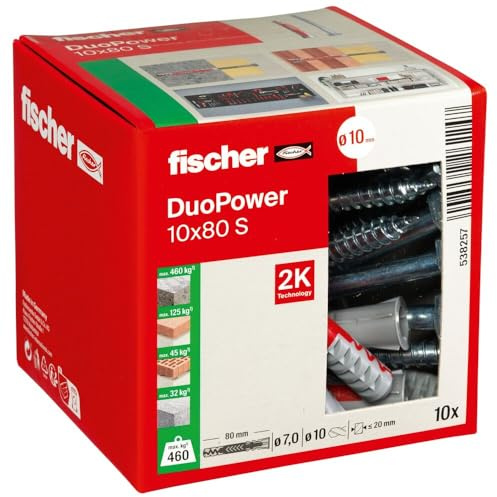 fischer Dübel Dübel DUOPOWER 10x80 S LD