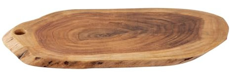 Baumscheibe Servierbrett verleimt 40x20cm o. 60x30cm Serviertablett Deko Akazie massiv 60 x 30 cm