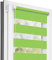 Estika Doppelrollo Klemmfix ohne Bohren - 55 cm x 120 cm - Grün - 27 Stofffarben, Tag und Nacht Duo Rollo, Rollos für Fenster ohne Bohren, Fenster Sichtschutz (55 cm Stoffbreite)