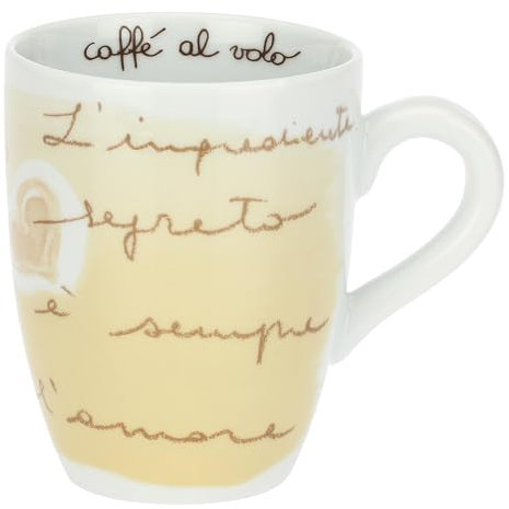 THUN, Mug San Valentino in Porcellana, Linea Angel Love, Idea Regalo, Ø 8.5cm, 300 ml