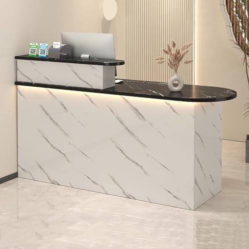 Empfangstheke, Reception Desk With Keyboard Drawer, Reception Counter, Kassierer Counter, Verkaufstisch, Empfangstresen Aus Holz, Für Eine Vielzahl Von Bekleidungsgeschäften, Convenience-stores ( Colo