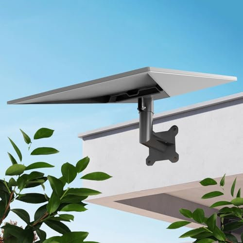 Starlink V3 Mount, Starlink V3 Support de toit vertical Starlink Gen 3 avec adaptateur de montage Starlink Gen 3 Dishy, support mural Starlink à angle vertical Gen 3, Starlink V3 Support (Short)