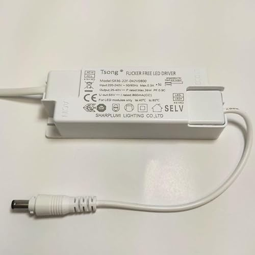 Transformateur No Flicker 25-40V 36W IP44 DC 0.8A - SILAMP