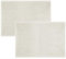 Moonlight Bedding White Bath Mat Non Slip Anti Mould – 2 Pack Chenille Bathroom Mat 40x60cm Machine Washable Shower Mat