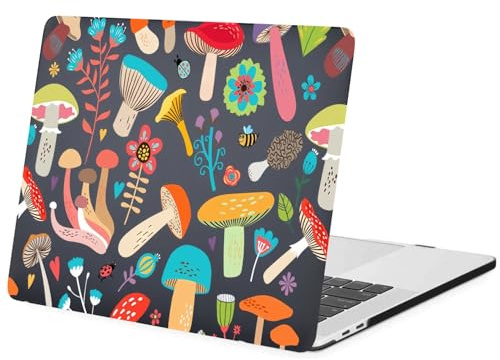 FFBOFFC Laptop Shell Compatible with MacBook Pro 16 inch Case 2023 2022 2021 Release M3 A2991 M2 A2780 M1 A2485 with Liquid Retina Display, Plastic Hardshell Protective Cover, Mushroom