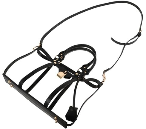 WRITWAA Handtaschen Aufwertungsset aus Pu Tragbar Schwarz für Reise und Alltag mit Rahmen für Schultertaschen Stilvoll im Retro Design