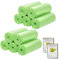 Bin bags trash bags 10L-15L, Biodegradable bin Bags 200PCS Bin Liners（2.6-4gal）, Small Pedal Trash Bags for Office, Bathroom Kitchen,45x50cm
