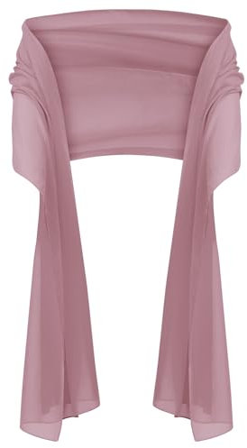 APART Chiffontuch lange und breite, mauve, 0