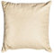 Centaur - Deko Lederkissen 50 x 50 cm für Sofa oder Schlafzimmer Champagner/beige - Echt Leder Kissen Echtleder Sofakissen Lederoptik