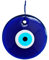 Erbulus 13,7 cm Glas Blau Böser Blick Wandbehang Ornament – Türkisches handgefertigtes Nazar-Amulett – Wohnschutz-Anhänger – Wanddekoration in einer Box