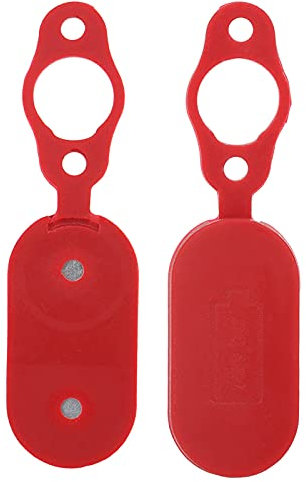 Keenso Ladeanschlussabdeckung für Elektroroller, 2 Stück, wasserdichtes Gummi für Pro, Zubehör für Roller