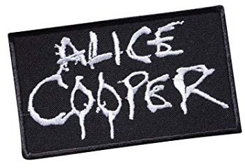 Martyna Trading Official Heavy Metal Embroidered Aufnäher, Schwarz, Rechteckig, Metall-Aufnäher, 1 Stück