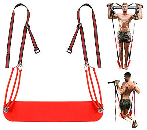 SYNTECSO Klimmzug-Hilfsbänder, Klimmzug-Hilfsbänder mit elastischem Seil Klimmzug-Widerstandsbänder Arm-Übungsgeräte