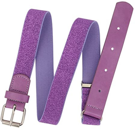 EANAGO Elastischer Stretch-Gürtel >PRINZESSIN ANASTASIA< für Kinder - moderner Glitzergürtel für Mädchen von ca. 3-15 Jahren - Kindergürtel Mädchen - Gürtel Kinder