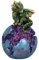 Nemesis Now Geodenwache, grüne Drachen-Kugel, Kristallfigur, 12,7 cm