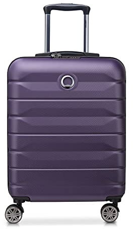 DELSEY PARIS - AIR Armour - Valise Cabine Rigide Slim - 55x40x20 cm - 34 litres - S - Violet Foncé